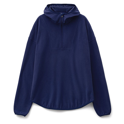 Анорак флисовый унисекс Fliska, темно-синий (Тёмно-синий)