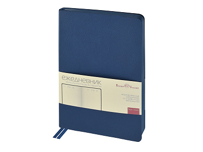 Ежедневник недатированный А5 Megapolis Nappa Flex (Тёмно-синий)