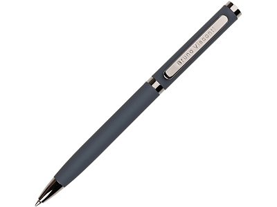 Ручка металлическая шариковая Firenze, софт-тач (Серый)