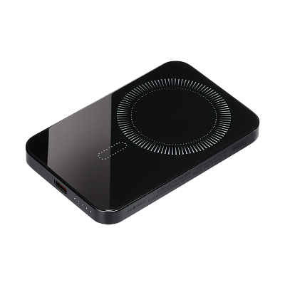 Внешний аккумулятор Артекс PD (Artex PD) 5000mAh с функцией беспроводной зарядки 15W, черный (Чёрный)