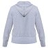 Толстовка женская Hooded Full Zip серый меланж - Фото 3