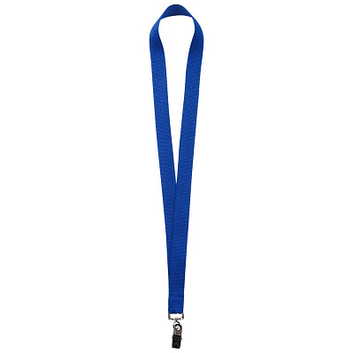 Лента для бейджа Neckband, синяя (Синий)