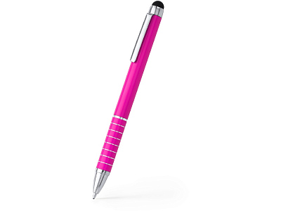 Ручка-стилус металлическая шариковая CANAIMA (Фуксия)