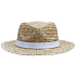 Шляпа Daydream, бежевая с белой лентой - Фото 3