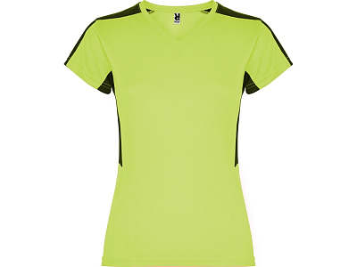 Спортивная футболка Suzuka женская (Лаймовый пунш/черный)