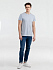Футболка мужская Regent Fit 150, голубой меланж - Фото 4