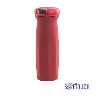 Термостакан "Аризона" 630 мл, покрытие soft touch  (Красный)
