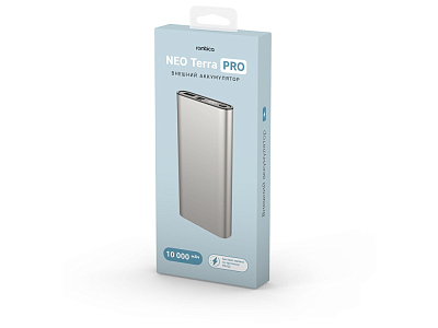 Внешний аккумулятор Terra Pro с QC/PD, 10000 mAh