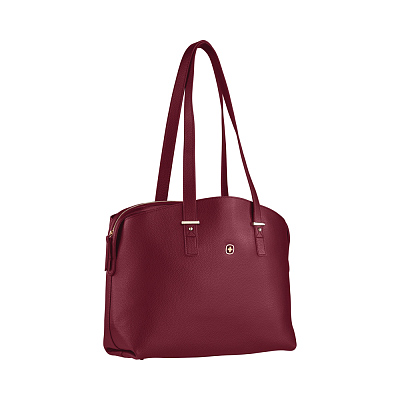 Сумка женская WENGER RosaElli с карманом для ноутбука 14", красная, полиэстер, 37 x29x19 см