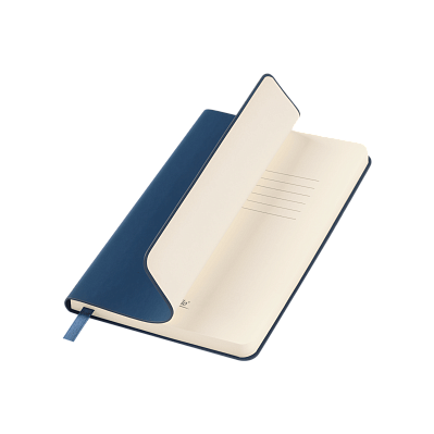 Ежедневник Spark mini A6 недатированный, синий (Синий, бежевый)