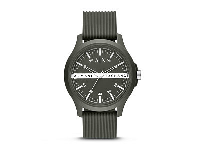 Часы наручные, мужские (Корпус- черный, циферблат- черный, крепление- черный)