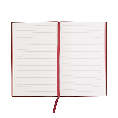 Блокнот "Венеция", формат А5, красный