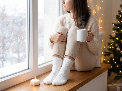 Свеча Snowlight 3, белая, 6 см