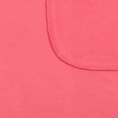 Флисовый плед Warm&Peace, розовый (коралловый)