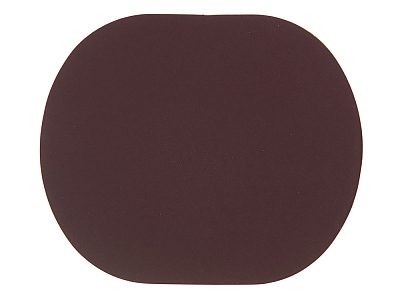 Патч Овал, soft-touch (Коричневый)