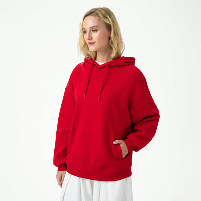 Худи релакс унисекс Баланс (Balance), с начесом , размер 3XL/4XL (Красный)