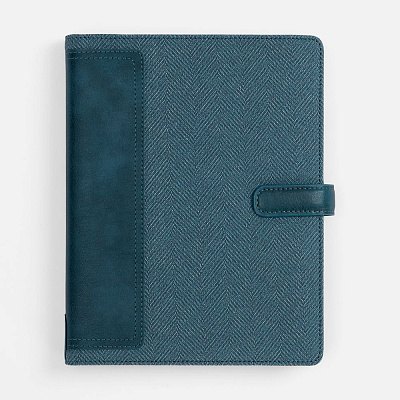 Ежедневник-органайзер Twill, недатированный  (Синий)