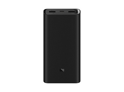 Внешний аккумулятор Mi Power Bank 3 Pro, 20000 мАч (Черный)