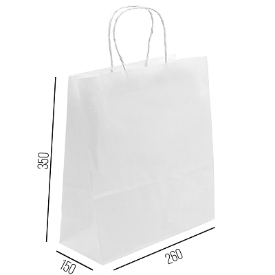 Пакет из бумаги Pretend, Белый