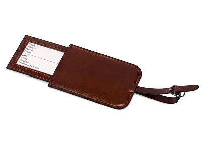 Багажная бирка Fabrizio (Коричневый)