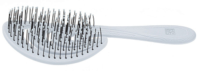 Щетка Dewal Beauty серия "Ocean wave", продувная, с нейлоновым штифтом, форма волна, фиолетовая (Фиолетовый)