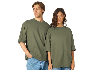 Футболка оверсайз Berlin унисекс (Хаки)