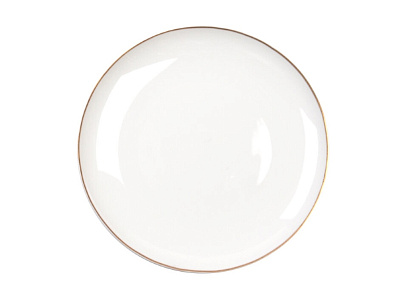 Тарелка PLATE UNI GLD (Белый)