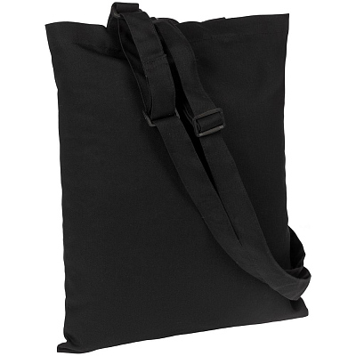 Сумка для покупок с регулируемыми ручками Leta, черная (Чёрный)