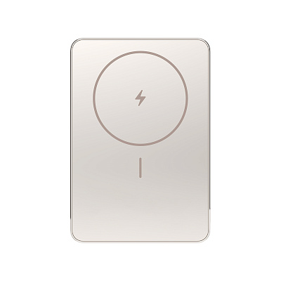 Беспроводной магнитный ПЗУ Xiaomi Super Slim Magnetic Power Bank 5000 фиолетовый