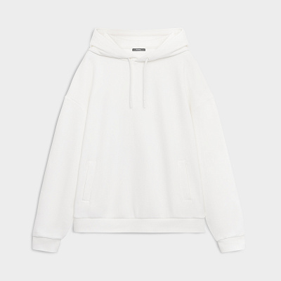 Худи релакс унисекс Баланс (Balance), с начесом , размер 3XL/4XL (Белый)