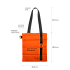 Шоппер Superbag Bubble, с кнопкой (оранжевый с черным) - Фото 5