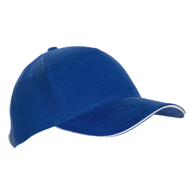 Бейсболка с кантом STAN 5 клиньев хлопок 280, 11K (Синий)