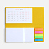 Календарь настольный Grade, желтый - Фото 2