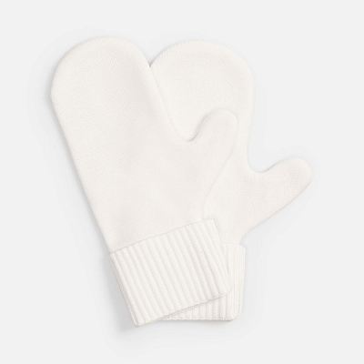 Варежки Yong, белые (Белый)