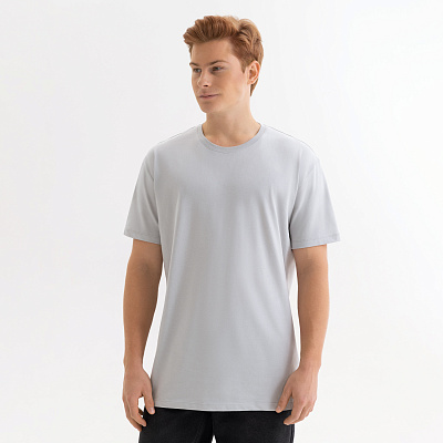 Футболка унисекс Крис (Kris), 150 гр., светло-серая, размер M (Светло-серый)