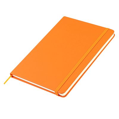Блокнот A5 Monte в твёрдом переплёте  (Оранжевый)