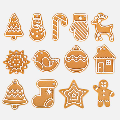 Мини-подвеска «Пряник», 3D-печать на заказ, домик