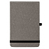 Блокнот MEMO, размер 90х140 мм, серый, блок в клетку - Фото 2