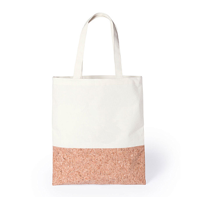 Сумка для покупок TARLA, хлопок/пробка (Белый)