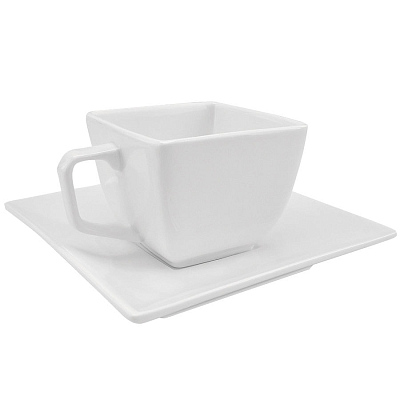 Чайная пара  "Вдохновение" в подарочной упаковке (Белый)