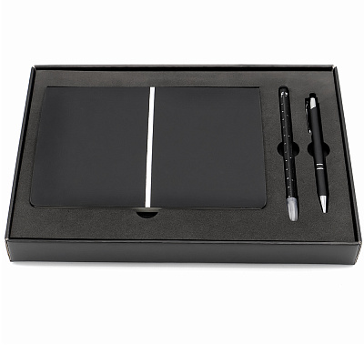 Подарочный набор Line reach, черный (Чёрный) Подарочный набор Line reach, черный (Чёрный)