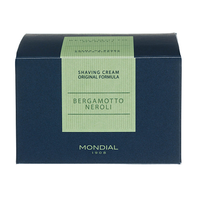 Крем для бритья Mondial "BERGAMOTTO NEROLI" с ароматом бергамота и нероли, пластиковая чаша, 150 мл