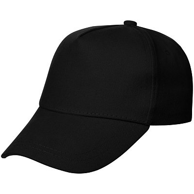 Бейсболка детская Standard Kids, черная (Чёрный) Бейсболка детская Standard Kids, черная (Чёрный)