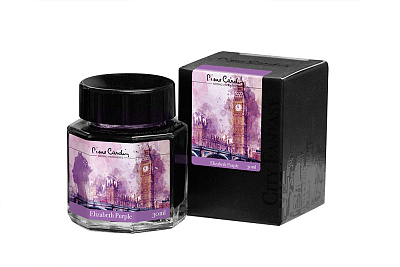 Флакон чернил Pierre Cardin 30мл серия CITY FANTASY цвет Elizabeth Purple (Лиловый Элизабет)