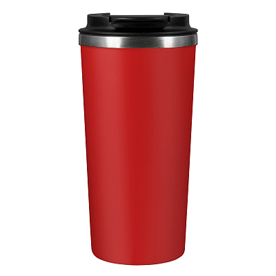 Подарочный набор Форгес (Forges), бежевый/красный (шарф, термокружка)