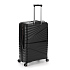 Чемодан TORBER Nevo, чёрный, полипропилен, 49 х 28 х 76 см, 95 л - Фото 3