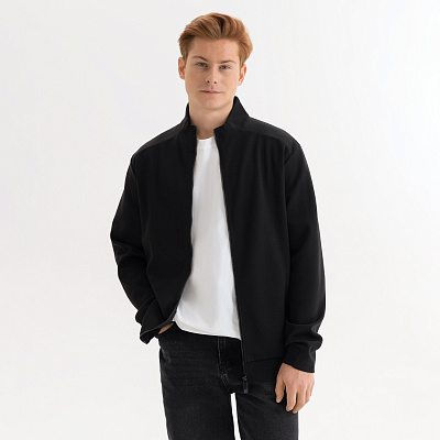 Толстовка на молнии Астин (Astin) черная, размер XXXL (Чёрный)