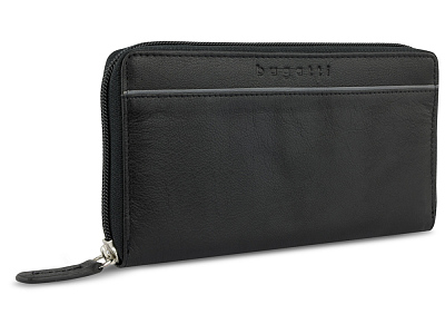 Кошелек женский Banda с защитой данных RFID (Чёрный)