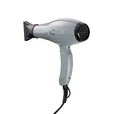 Фен DEWAL BEAUTY Balance Grey, серый, 2200 Вт, ионизация, 1 насадка