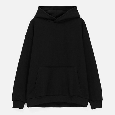 Худи унисекс оверсайз Daylero, черное (Чёрный)